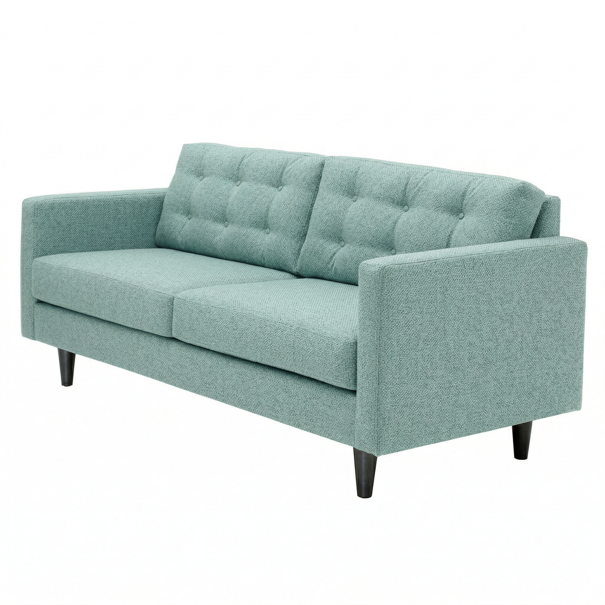 Talmadge Velvet Sofa – 92" Classic American Sofa - Leslie Robins Egg - Fabric (9)