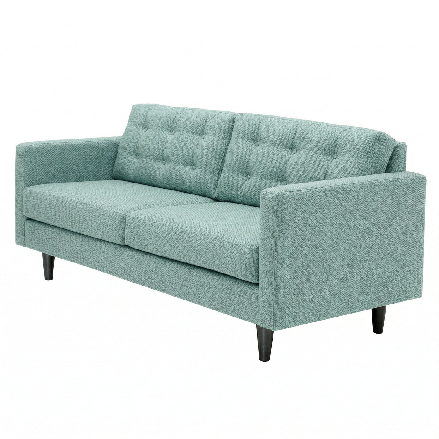Talmadge Velvet Sofa – 92" Classic American Sofa - Leslie Robins Egg - Fabric (9)