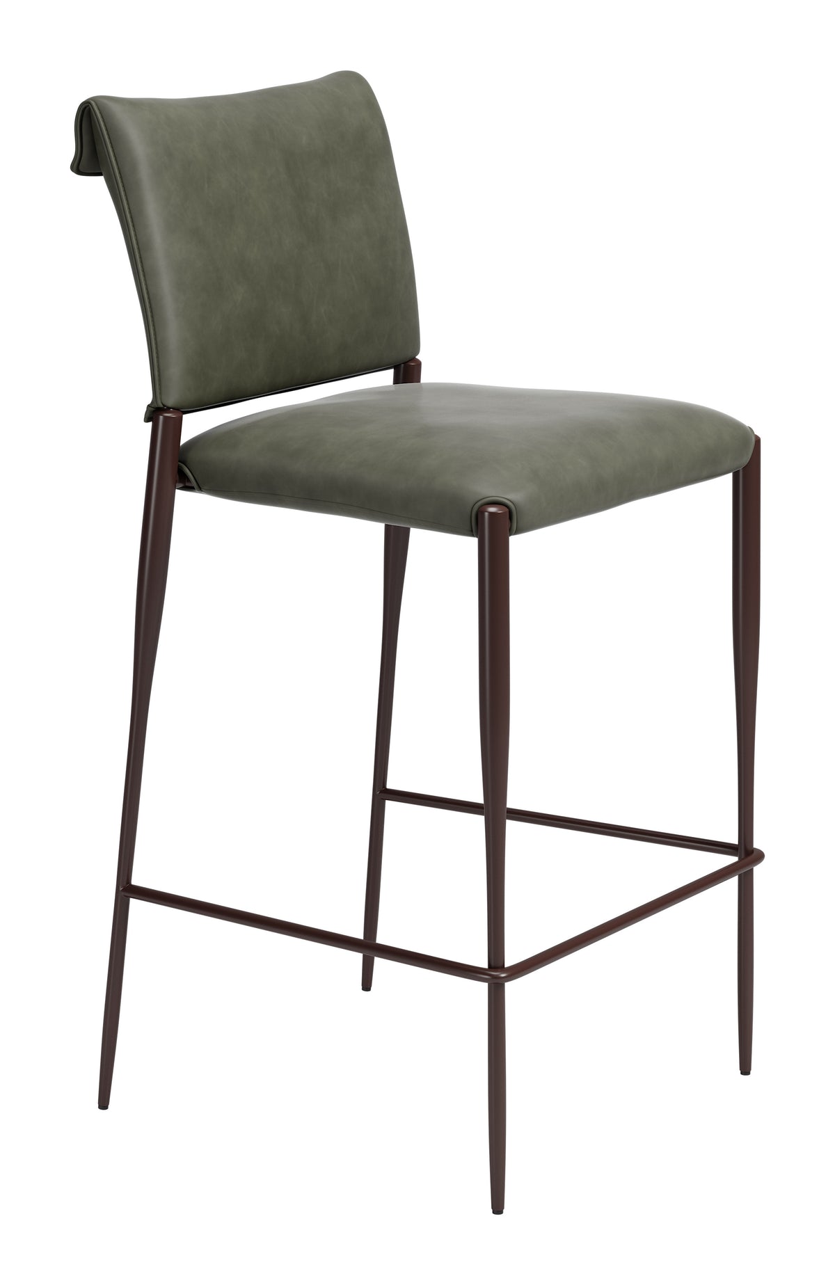 Freesia Barstool (Set of 2) in Olive Green