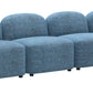 Cleo Blue Middle Chair