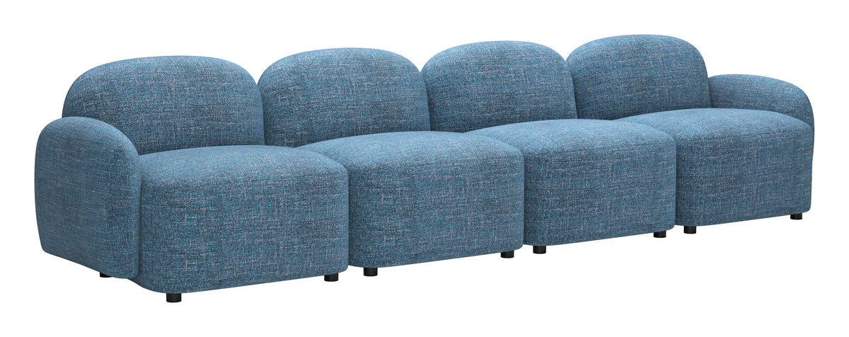 Cleo Blue Middle Chair