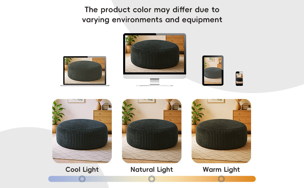 Selwyn Corduroy Bean Bag Chair