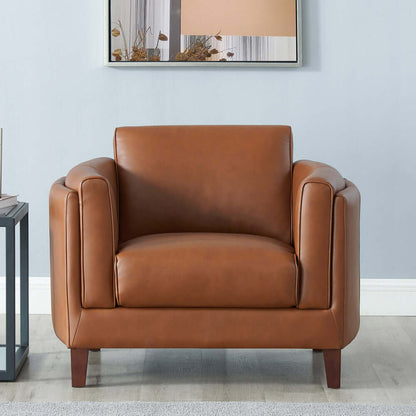Maui MCM Top-Grain Leather Armchair