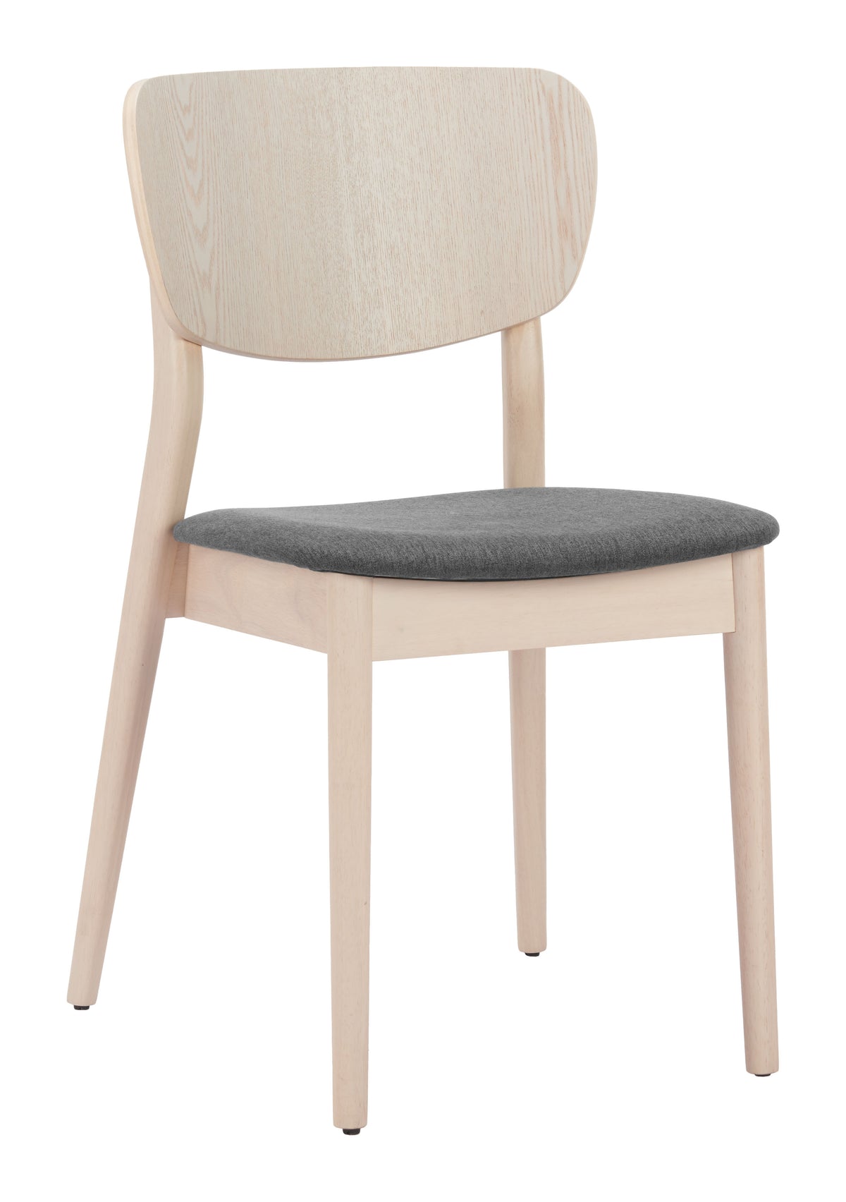 Kellua Dining Chair (Set of 2) in Gray & Natural