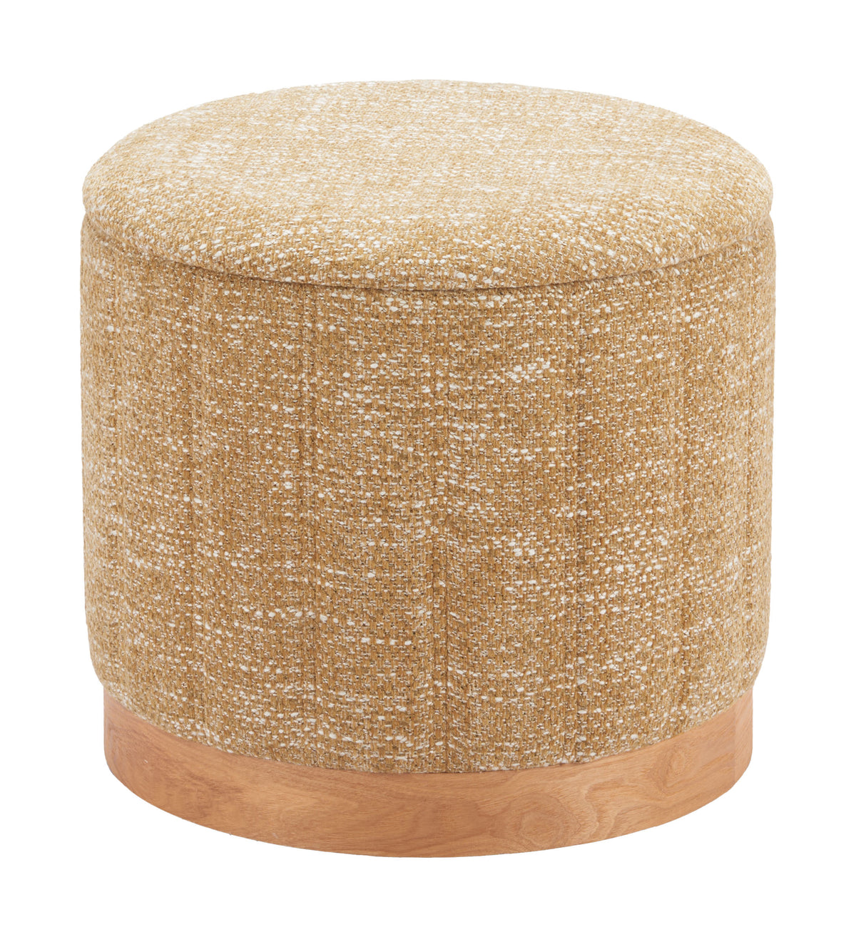 Fije Storage Ottoman in Oat Yellow