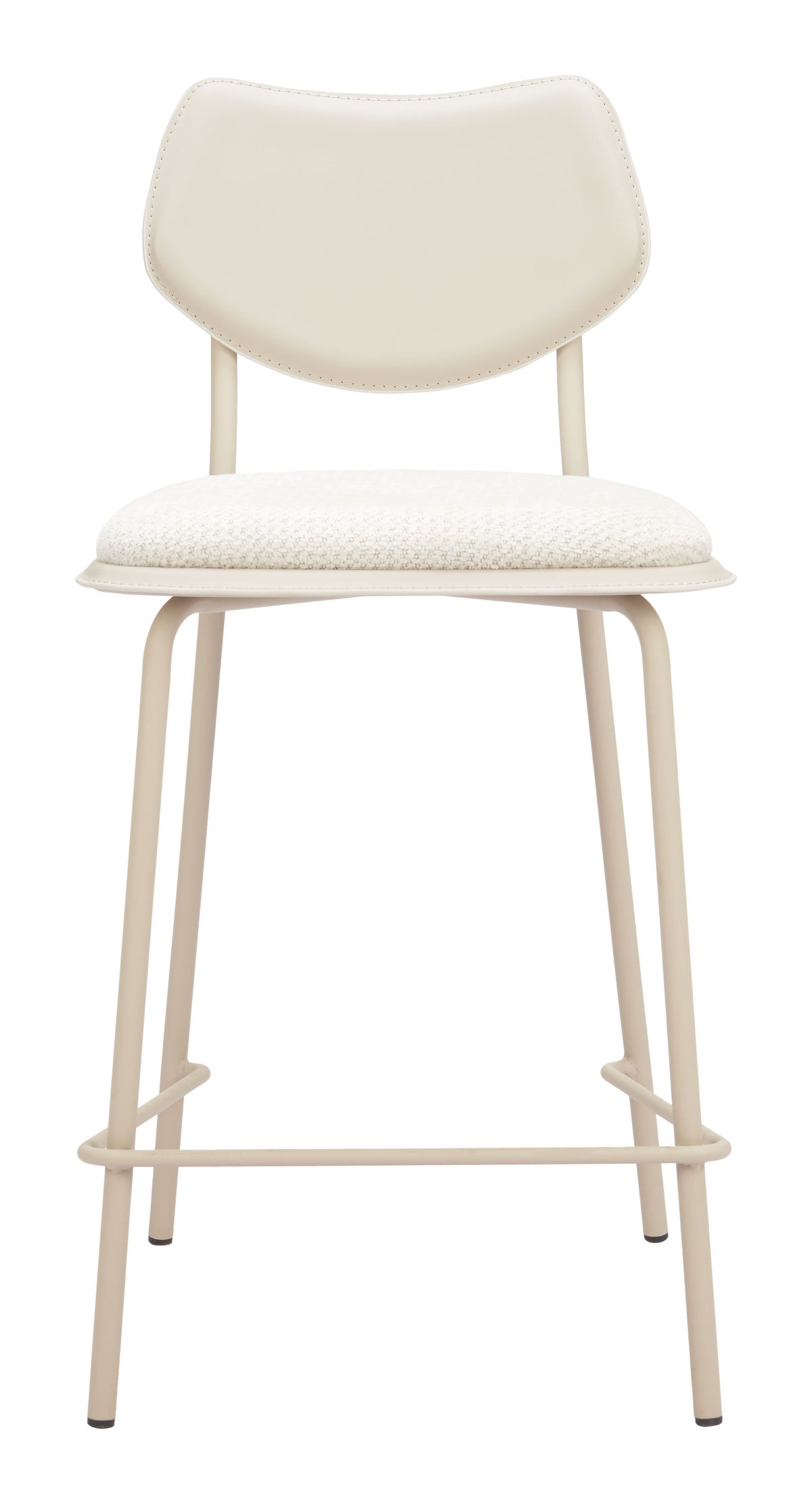 Zeal Light Gray & Beige Counter Stool (Set of 4)