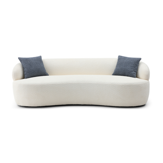 Fable Beige Upholstered Sofa – 86" Sofa
