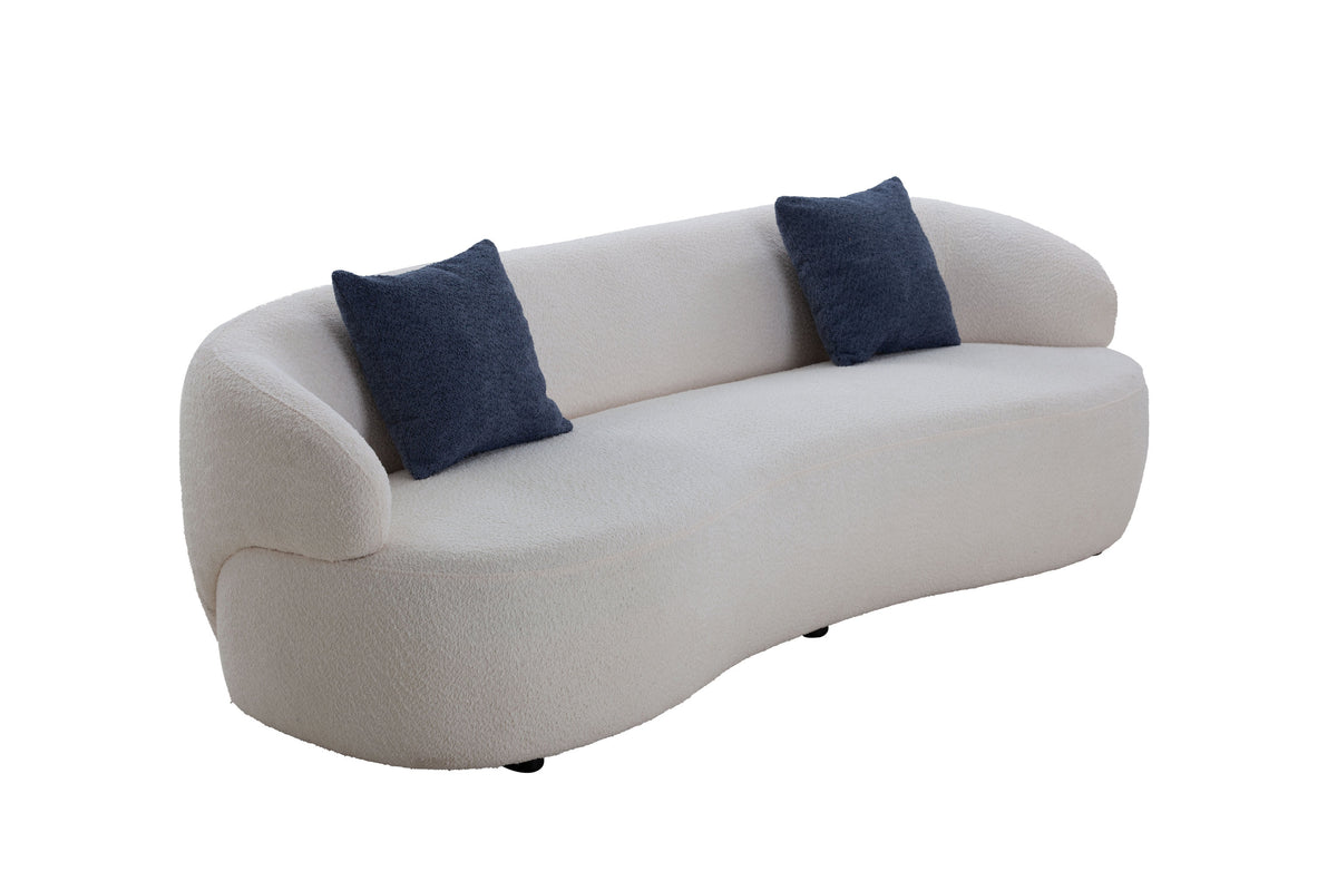 Fable Beige Upholstered Sofa – 86" Sofa – view 8