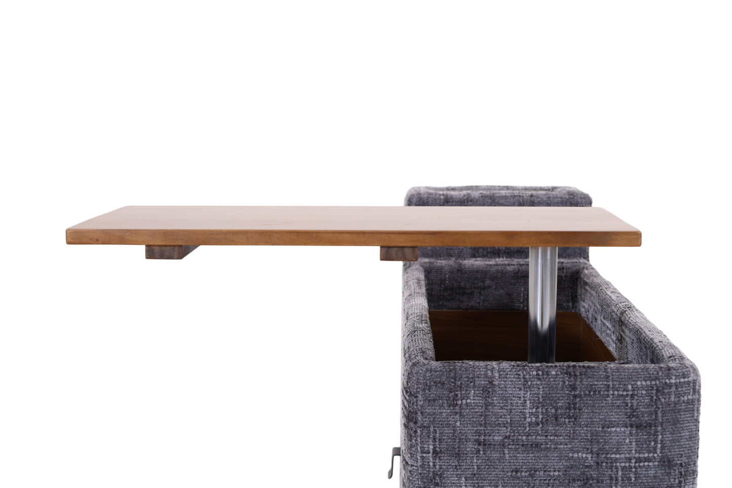 Faelan Chenille Curved Modular Sectional Sofa – 8-Seat Storage Console Couch – view 13