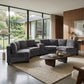 Faelan Chenille Curved Modular Sectional Sofa – 8-Seat Storage Console Couch – view 2