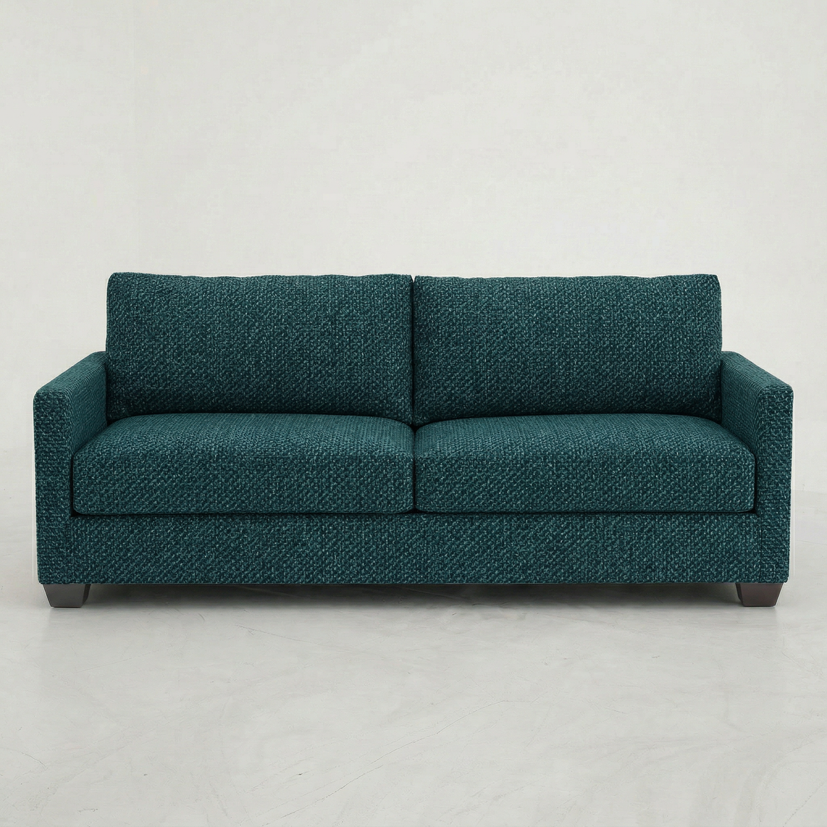 Damon American-Made Sofa – 92" Custom-Fabric Sofa - Velvet Antique Peacock - Velvet (7)