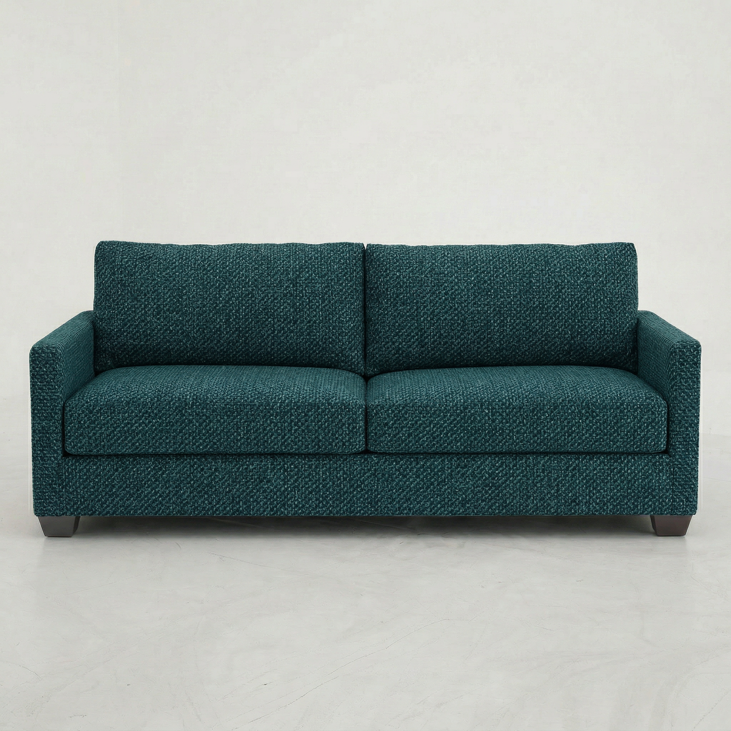 Damon American-Made Sofa – 92" Custom-Fabric Sofa - Velvet Antique Peacock - Velvet (7)