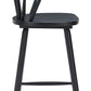 Stenger Counter Stool (Set of 2) in Black