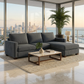 Modena L-Shaped Sectional Sofa - Leslie Peacock - Fabric (9)