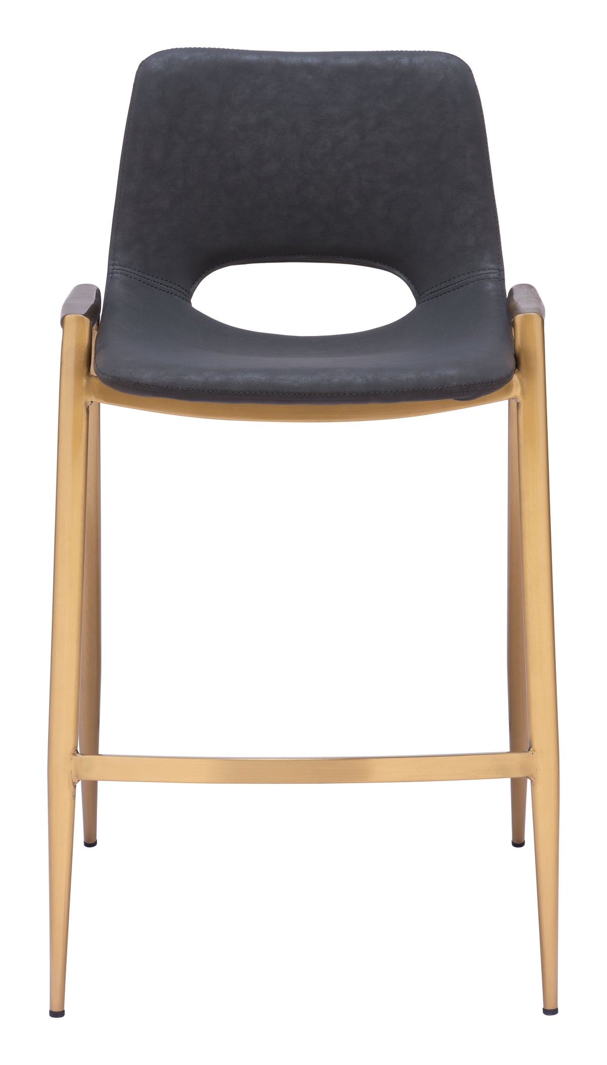 Desi Counter Stool (Set of 2) in Black & Gold