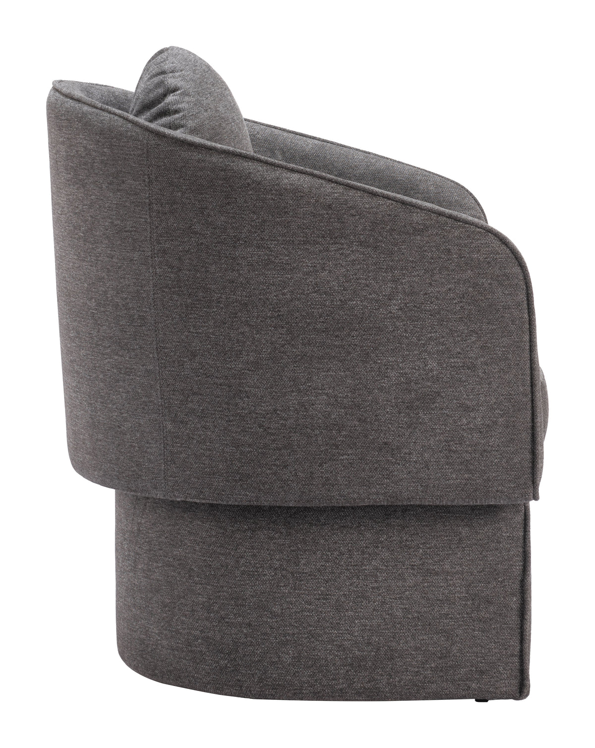 Olya Truffle Gray Accent Chair