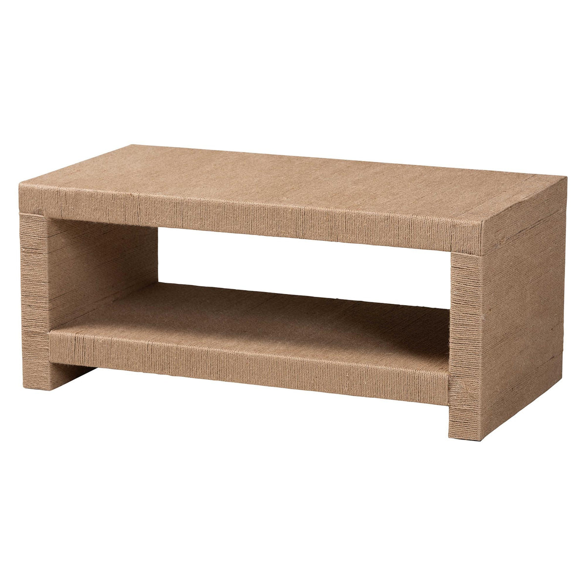 Corin Handwoven Jute Coffee Table