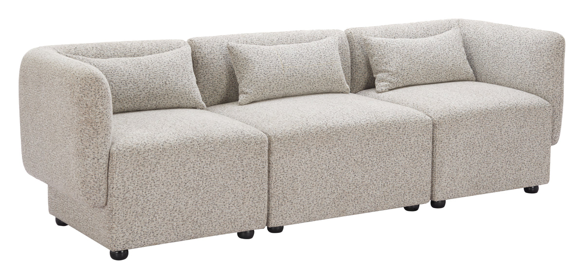 Simu Dune Greige Corner Chair