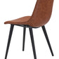 Daniel Dining Chair (Set of 2) in Vintage Brown