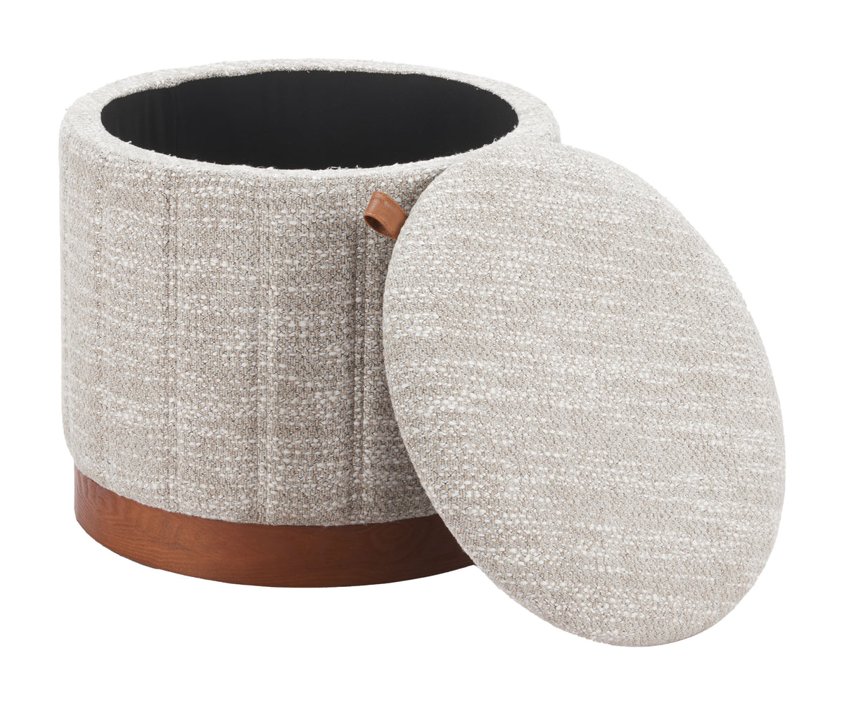 Fije Storage Ottoman in Gray