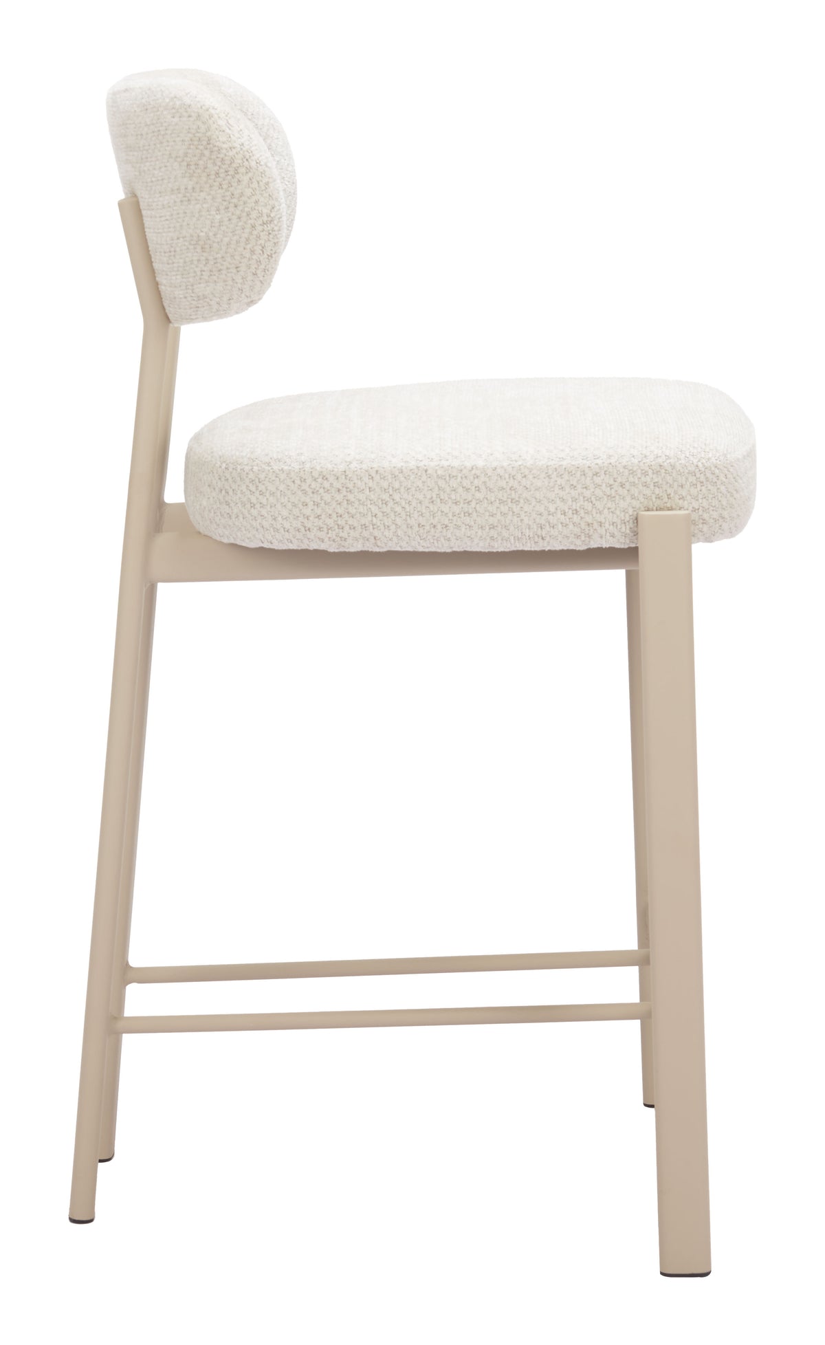 Aurea Light Gray Counter Stool (Set of 2)
