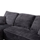 Bradwell Grey Left-Side Chaise