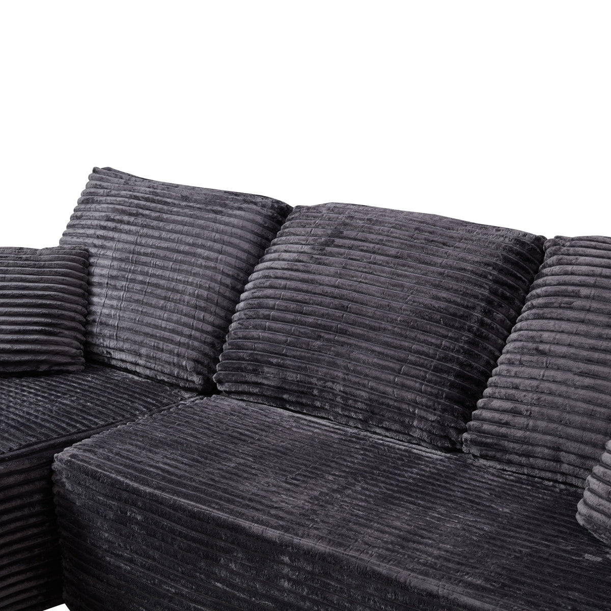 Bradwell Grey Left-Side Chaise