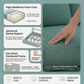 Damon L-Shaped Sectional Sofa – 120" Chaise Sectional in Fabric & Velvet - Velvet Antique Kelly Green - Velvet (13)