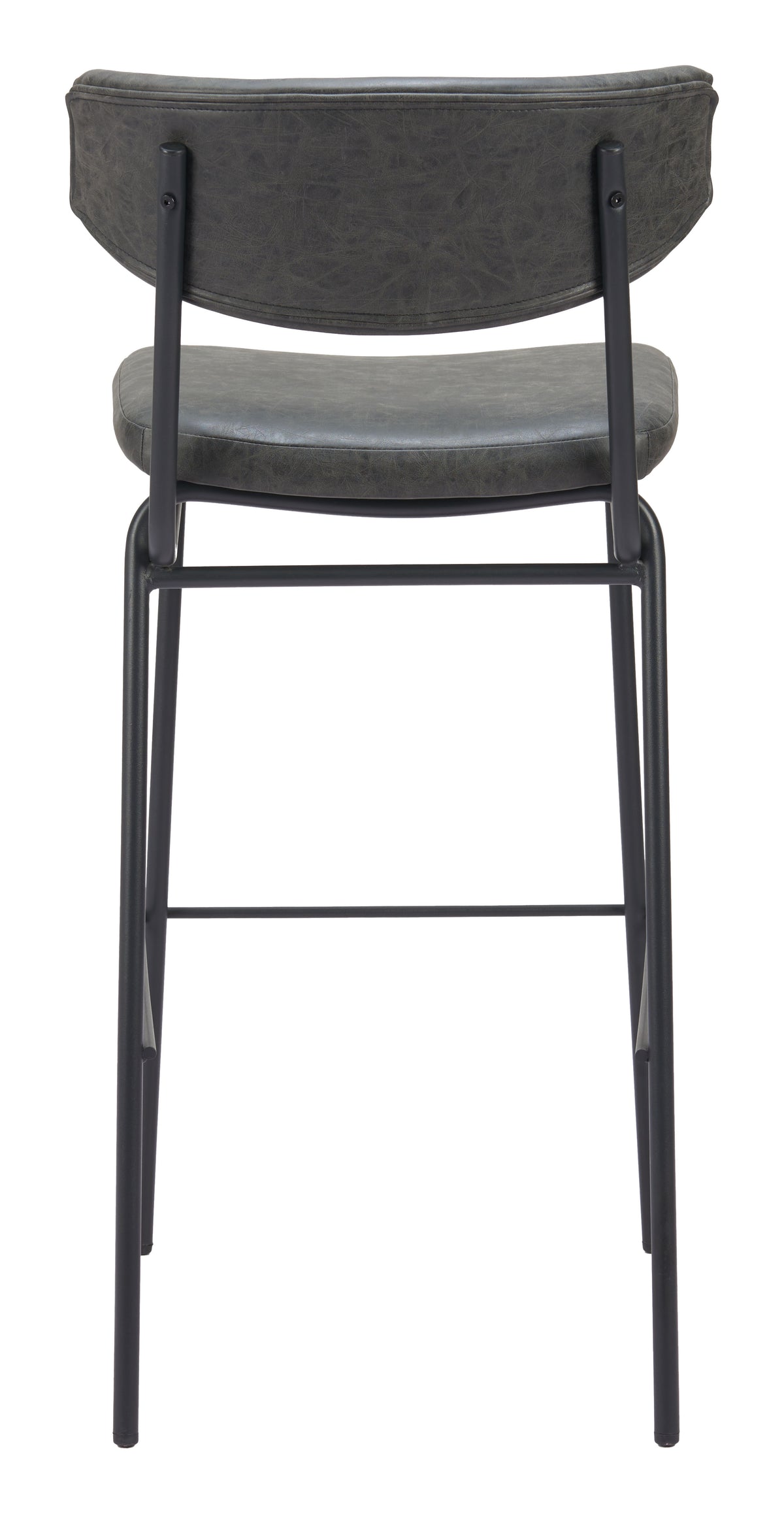 Charon Barstool (Set of 2) in Vintage Black