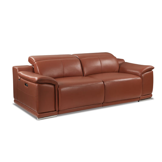 Fenn Camel Leather Recliner – 42.5"W Recliner