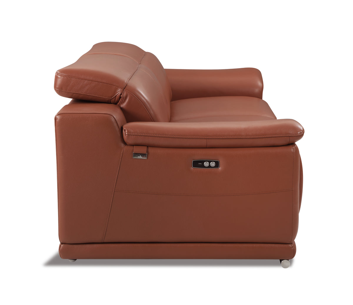 Fenn Camel Leather Recliner – 42.5"W Recliner – view 8