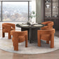 Fenwick Round Dining Table – 54" Ebony Wood Grain Dining Table – view 4