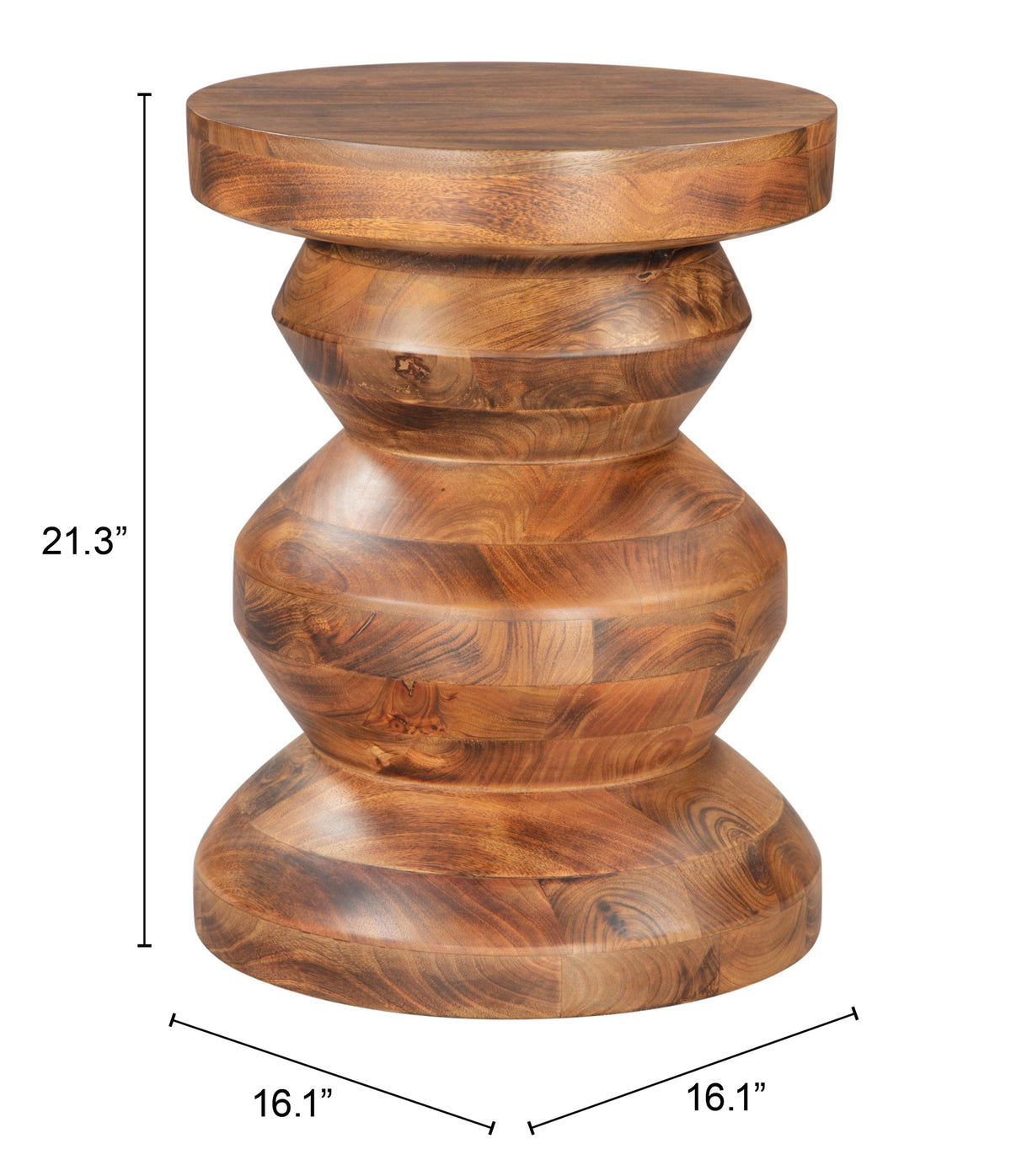 Kerala Walnut Side Table