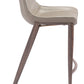 Magnus Barstool (Set of 2) in Brown & Walnut