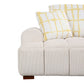 Modern Channel Tufted Corduroy Fabric Sofa 103.9'