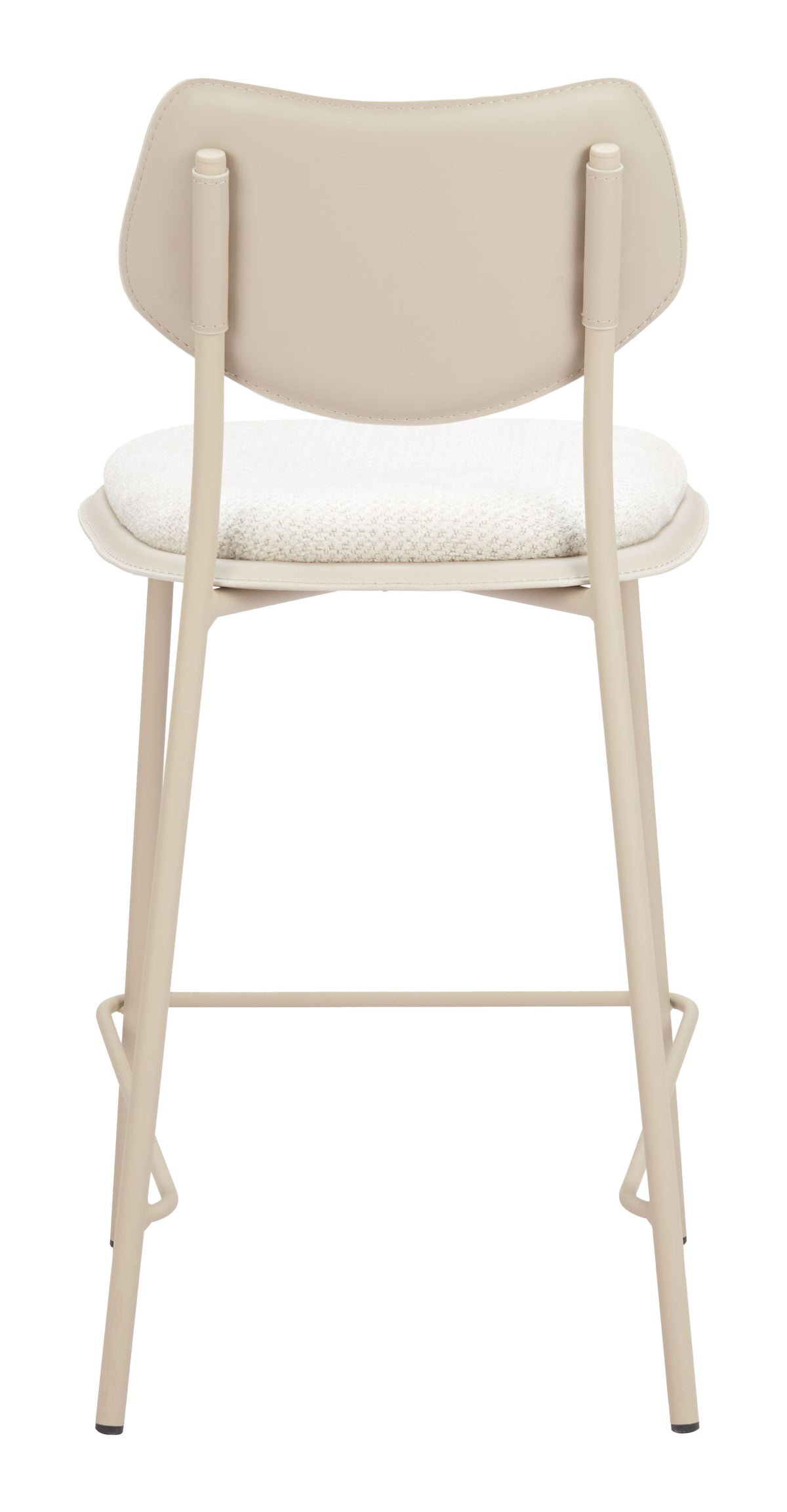 Zeal Light Gray & Beige Counter Stool (Set of 4)