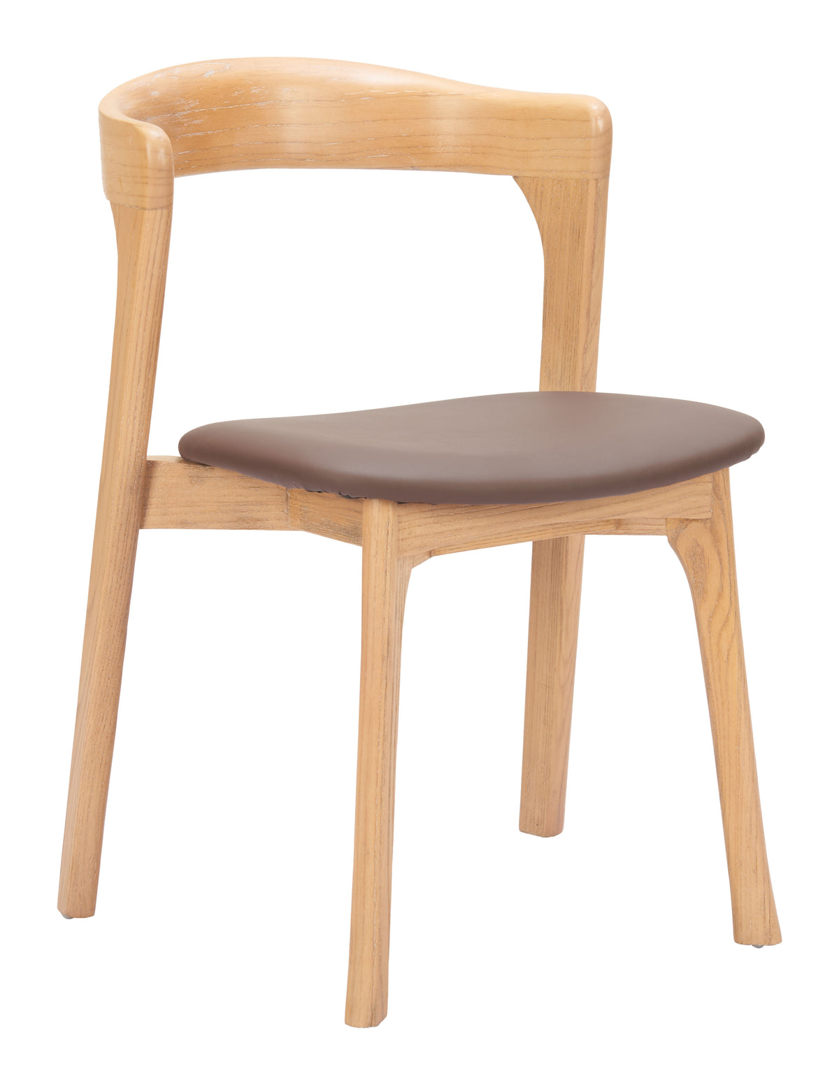 Pioro Brown & Natural Dining Chair (Set of 2)