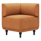 Malben Brown Corner Chair