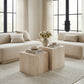 Anese Multigrain Beige Loveseat