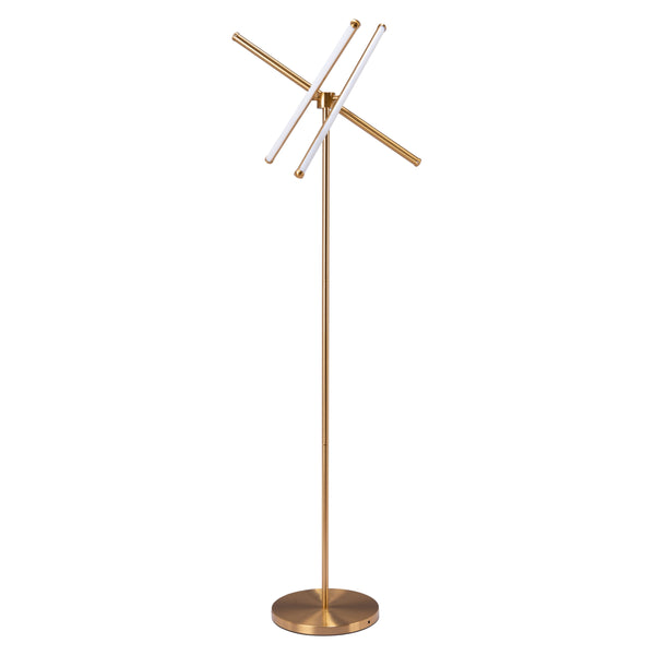 Garza Brass Floor Lamp
