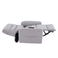 Freddie Gray Leather Aire Power Motion Recliner w/Lift in reclining position