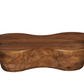 Free Form Solid Wood Premium Coffee Table with a unique design and natural finish.