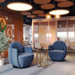 Bant Blue Swivel Chair
