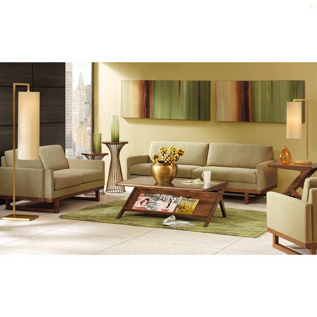 Galen Walnut Solid Wood Coffee Table – view 3