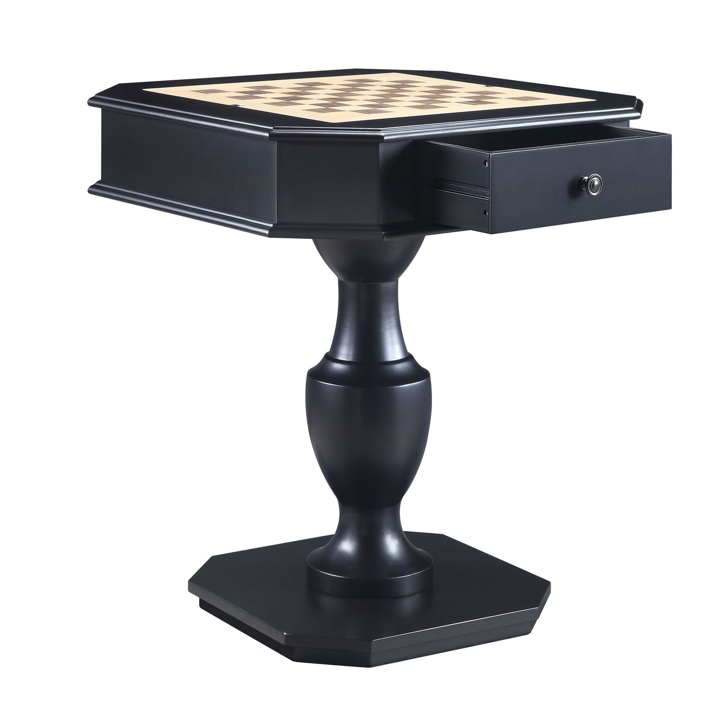 Galini Black Finish Game Table – view 4