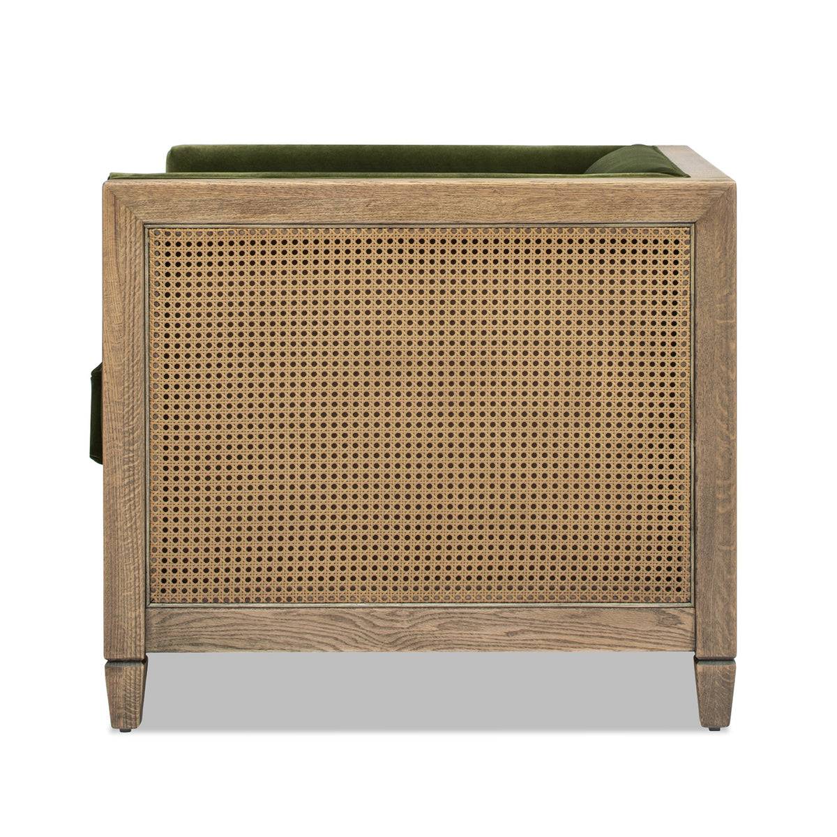 Georgia Olive Green Wood Accent Chair – 34" Accent Chair – view 6