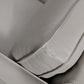 Close-up of the Gray Leather L-Shaped 3-Piece Corner Sectional Sofa 99" cushions, showcasing premium leather and comfort.