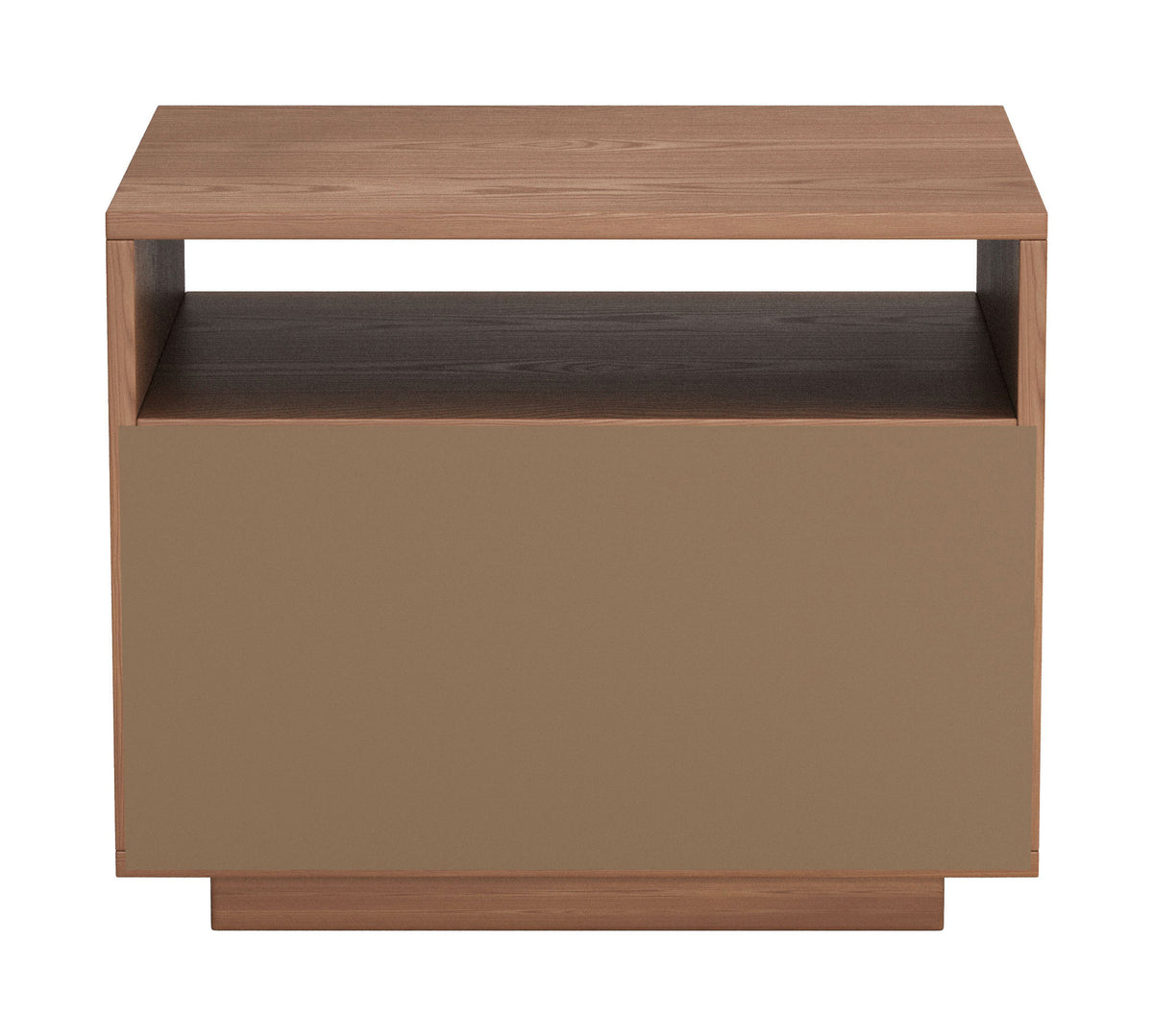 Slit Walnut Nightstand