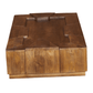 Handcrafted Designer Rectangle Mango Wood Coffee Table 50" | Modern Solid Wood Coffee Table showcasing bold geometry and craftsmanship.