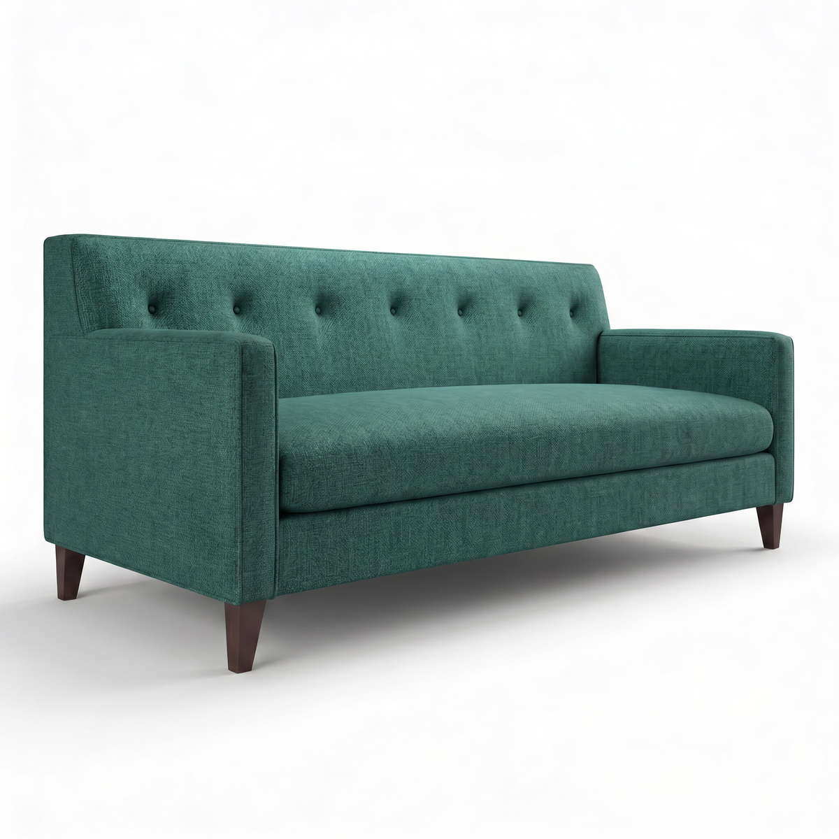 Harper Velvet Sofa – 78" Kelly Green Made-in-USA Sofa